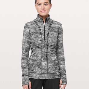 Lululemon Black and White Pullover 1/2 zip